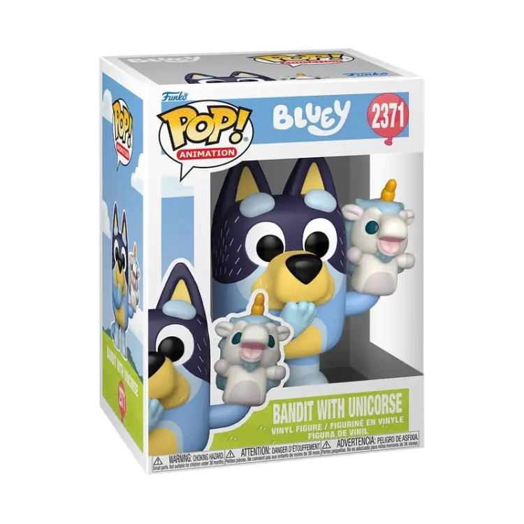 Funko - BLUEY - POP Animation N° 2371 - Bandit with Unicourse
