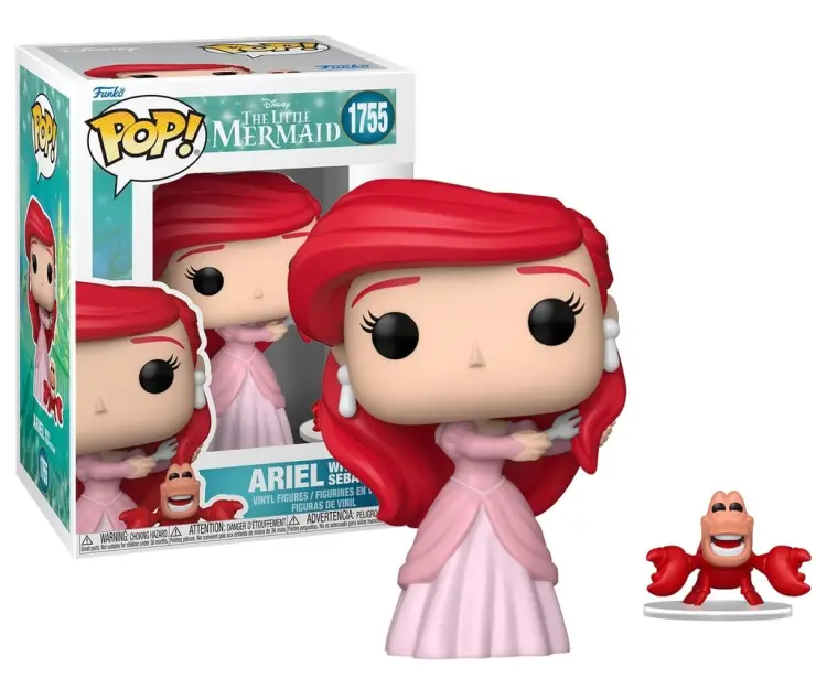 Funko - THE LITTLE MERMAID - POP & Buddy N° 1755 - Ariel with Sebastian