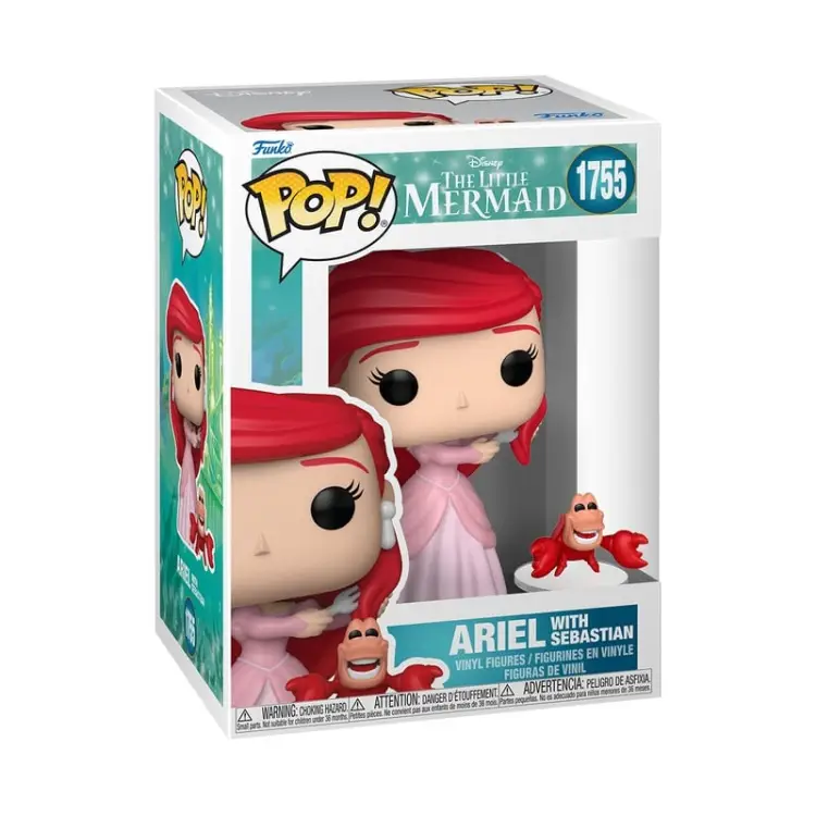 Funko - THE LITTLE MERMAID - POP & Buddy N° 1755 - Ariel with Sebastian
