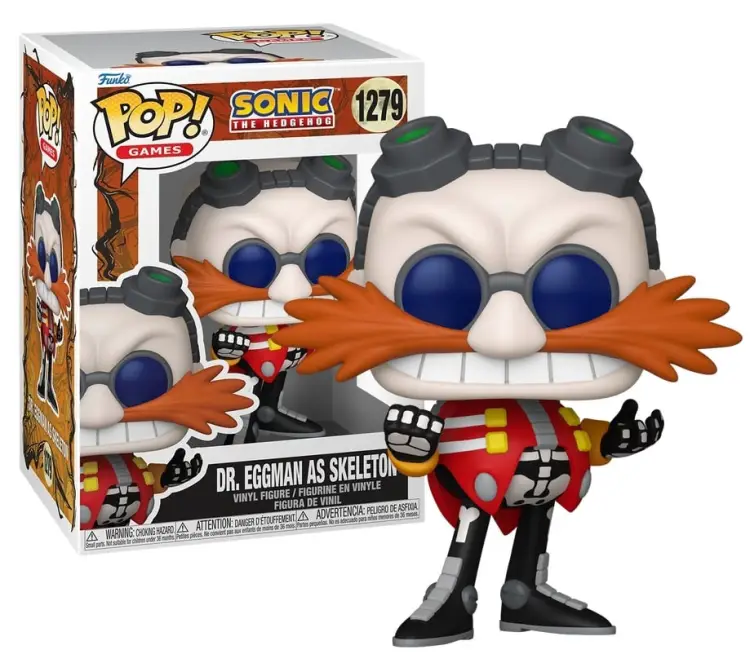 Funko - SONIC - POP Games N° 1279 - Dr. Eggman as Skeleton