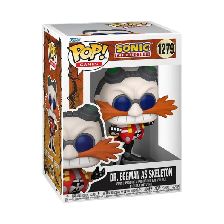 Funko - SONIC - POP Games N° 1279 - Dr. Eggman as Skeleton