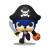 Funko - SONIC - POP Games N° 1278 - Sonic as Pirate