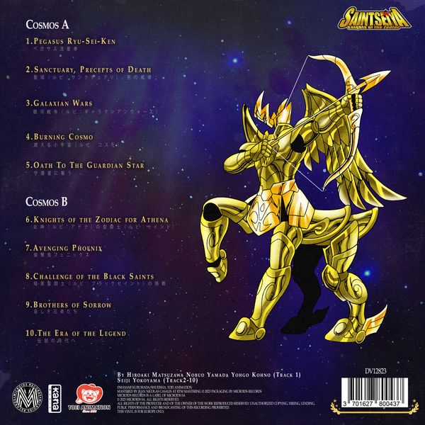 Plastoy - SAINT SEIYA - Music Vinyle Collection Vol.1