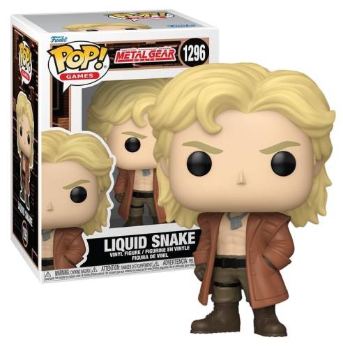Funko - METAL GEAR SOLID - POP Games N° 1296 - Liquid Snake