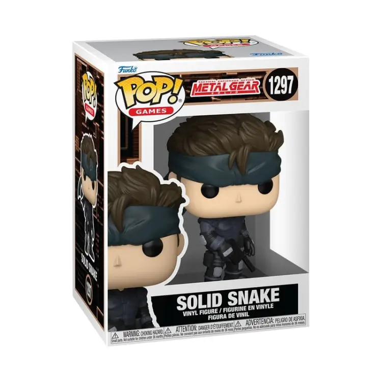Funko - METAL GEAR SOLID - POP Games N° 1297 - Solid Snake