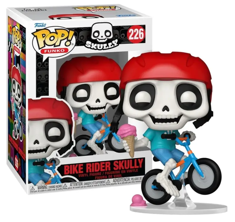 Funko - SKULLY - POP Icons N° 226 - Bike Rider Skully