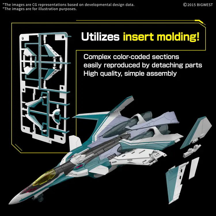 Bandai Model Kit - MACROSS - HG 1/100 VF-31S Siegfried Deluxe Set - Model Kit