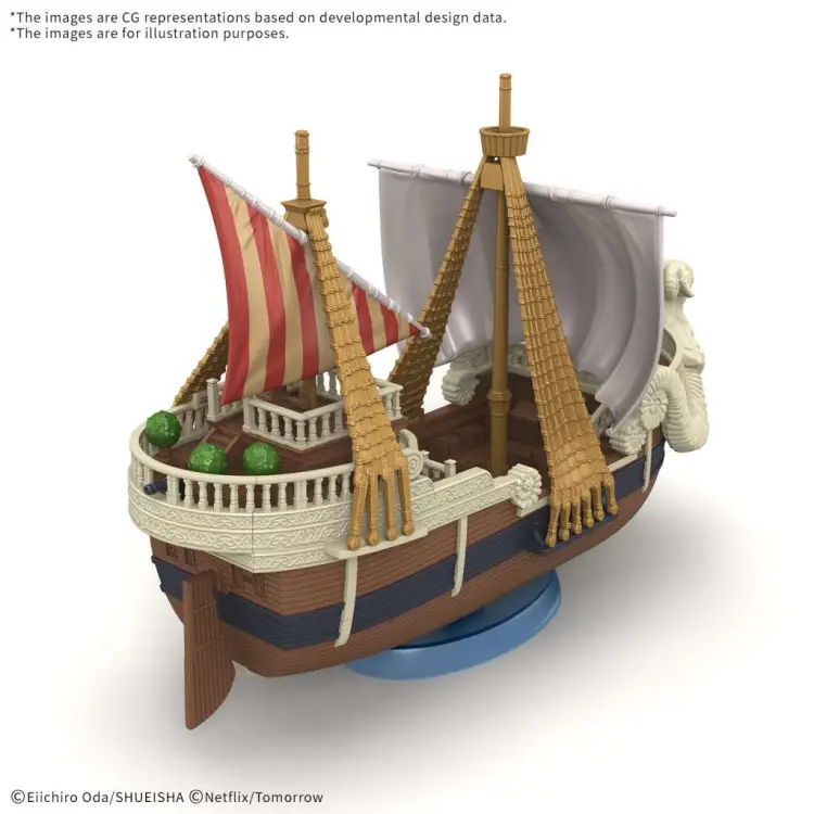 Bandai Model Kit - ONE PIECE - Grand Ship Collection Going Merry "Netflix" - Model Kit