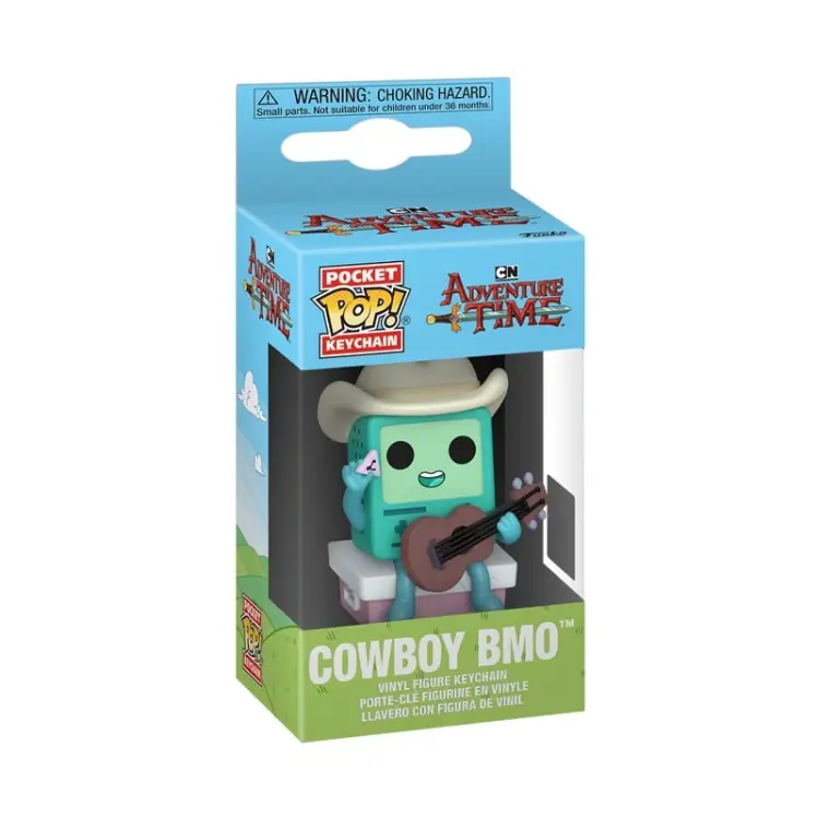 Funko - ADVENTURE TIME - Pocket Pop Keychain - Cowboy BMO with guitar