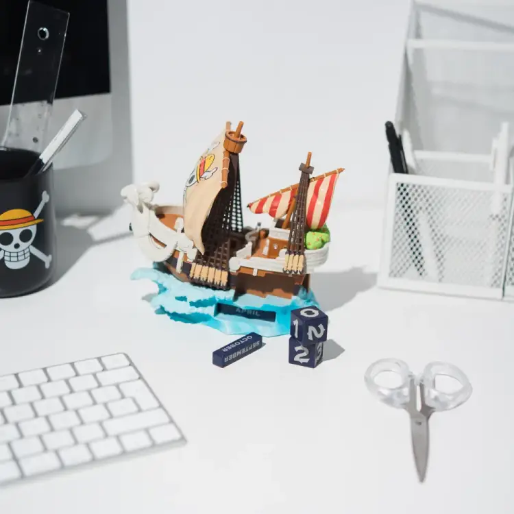 Grupo Erik - ONE PIECE NETFLIX - Going Merry - Resin 3D Perpetual Calendar