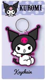 Pyramid - KUROMI - Purple - Rubber Keychain