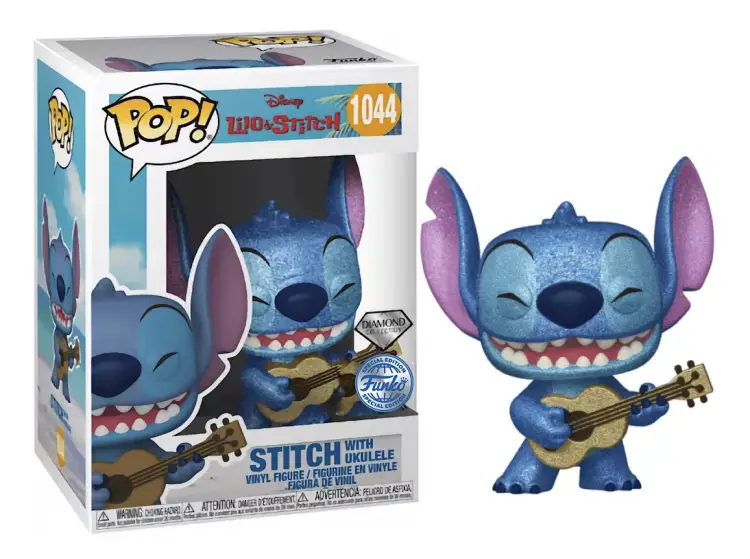 Funko - LILO & STITCH - POP N° 1044 - Stitch with Ukulele (Diamond)