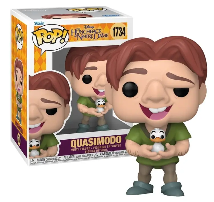 Funko - HUNCHBACK OF NOTRE DAME - POP Disney N° 1734 - Quasimodo with bird