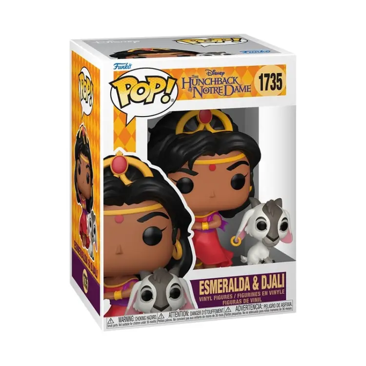 Funko - HUNCHBACK OF NOTRE DAME - POP & Buddy N° 1735 - Esmeralda & Djali