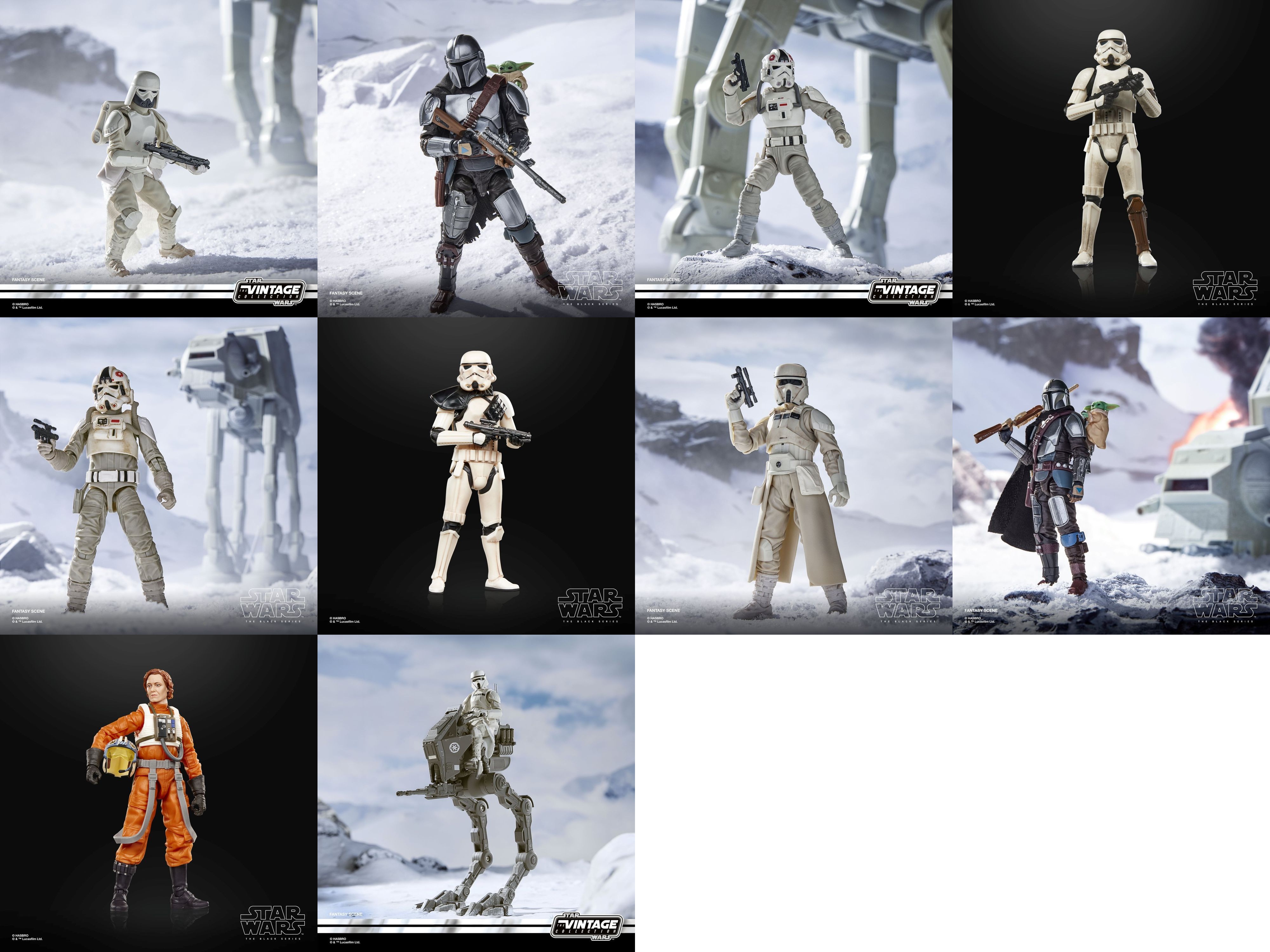 Figurky The Mandalorian — Hasbro Black Series a Vintage Collection v VinylCave